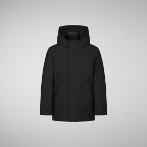 Save The Duck Albi Coat Negras | ZLTUW5421