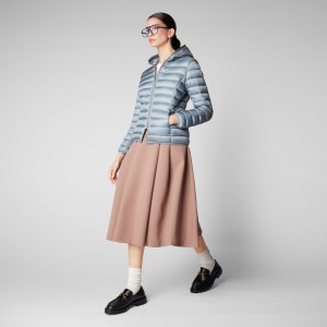 Save The Duck Alexis Encapuchado Puffer Jacket Azules | MAKUX6293