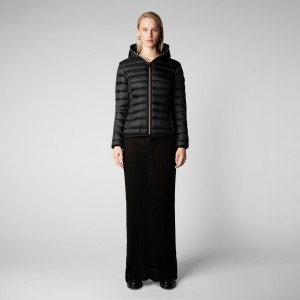 Save The Duck Alexis Encapuchado Puffer Jacket Negras | IAJWB5694