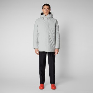 Save The Duck Antoine Encapuchado Parka Gris | OBQFU5324