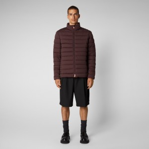 Save The Duck Ari Stretch Puffer Jacket Burdeos Negras | ZHLWG2316