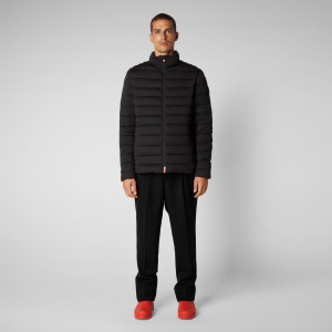 Save The Duck Ari Stretch Puffer Jacket Negras | TIXJL7680