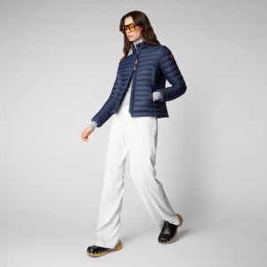 Save The Duck Carly Puffer Jacket Azul Marino Azules | ZCADI7061