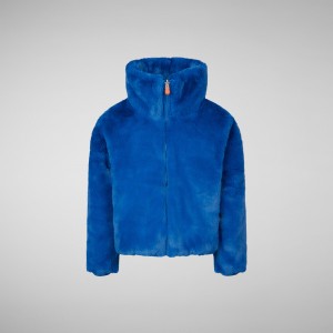 Save The Duck Ceri Faux Fur Reversible Jacket Azules | JUCFY4506
