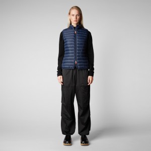 Save The Duck Charlotte Puffer Vest Azul Marino Azules | FKAVI4958