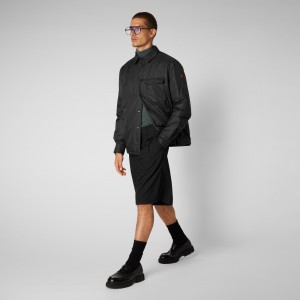 Save The Duck Desmond Shirt Jacket Negras | EFYTZ3087
