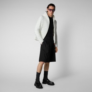 Save The Duck Donald Encapuchado Puffer Jacket Blancas | BVAZT2357