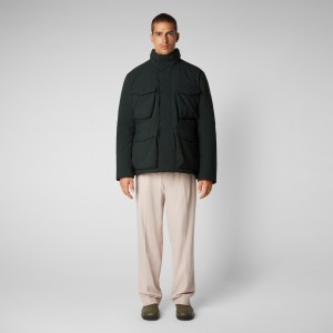 Save The Duck Halim Jacket Verde Negras | TCIHK6524