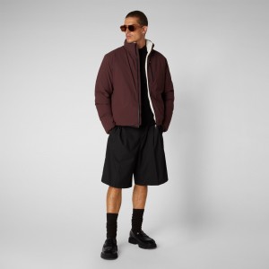 Save The Duck Hyssop Jacket Burdeos Negras | LWYIC0472