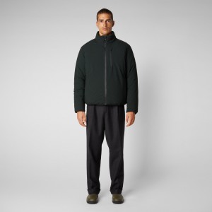 Save The Duck Hyssop Jacket Verde Negras | EAHMD7319
