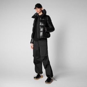 Save The Duck Isla Puffer Jacket Negras | FVTJD2795