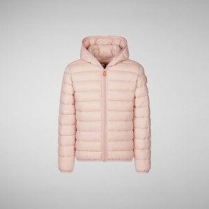 Save The Duck Lily Encapuchado Puffer Jacket Rosas | WGANV0964