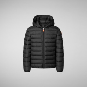 Save The Duck Lily Encapuchado Puffer Jacket Negras | XPMIT7298