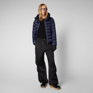 Save The Duck Mei Puffer Jacket Azules Negras | JCPUD4609