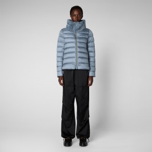 Save The Duck Mei Puffer Jacket Azules | BFYQP2135