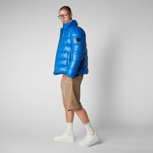 Save The Duck Mitch Puffer Jacket Azules | RCLMX3084