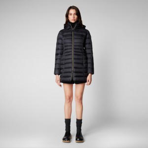 Save The Duck Reese Encapuchado Puffer Coat Negras | GMBIZ4796