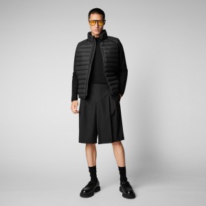 Save The Duck Rhus Puffer Vest Negras | ZBQXA7692