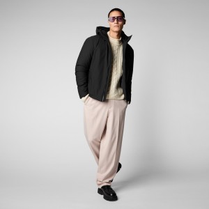 Save The Duck Sabal Encapuchado Jacket Negras | KEQVF8715