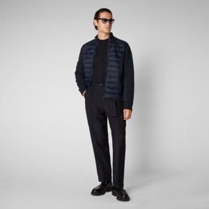 Save The Duck Sedum Jacket Azules Negras | PGOFC9572