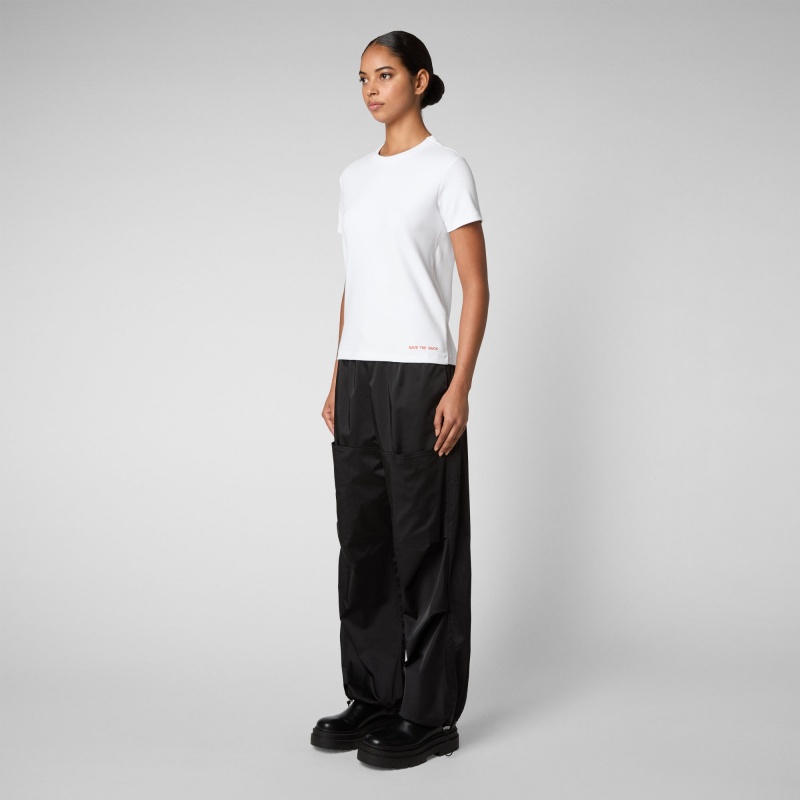 Save The Duck Abola T-Shirt Blancas | BQMIN8231