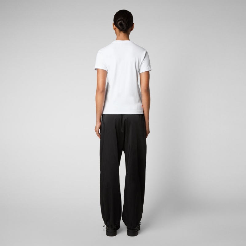 Save The Duck Abola T-Shirt Blancas | BQMIN8231