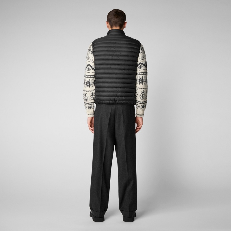 Save The Duck Adam Puffer Vest Negras | XNGMW1985