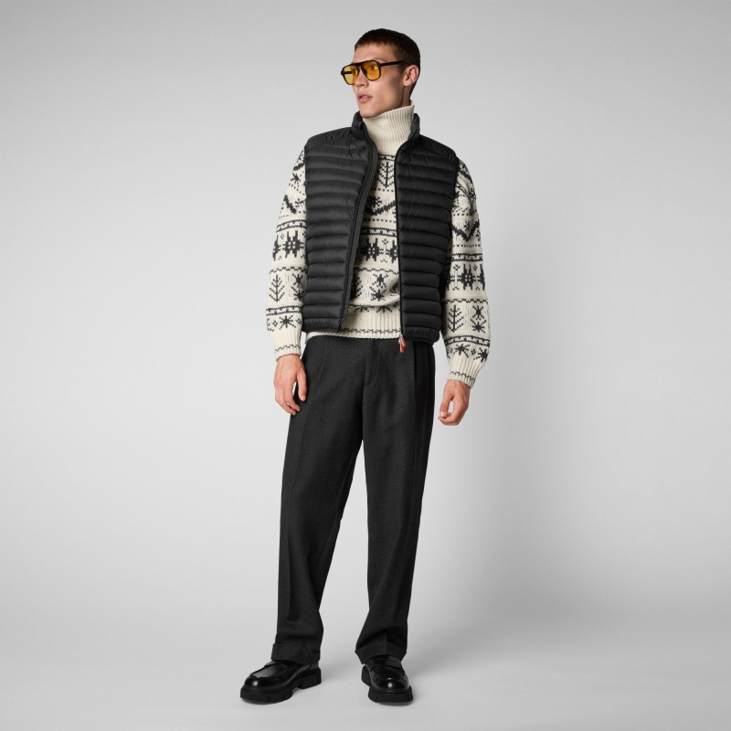 Save The Duck Adam Puffer Vest Negras | XNGMW1985