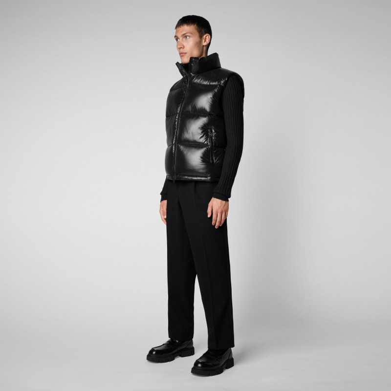 Save The Duck Ailantus Puffer Vest Negras | LFMUZ7840