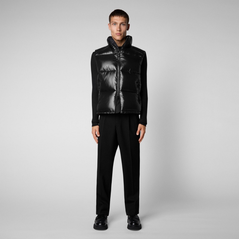 Save The Duck Ailantus Puffer Vest Negras | XVOUS6935