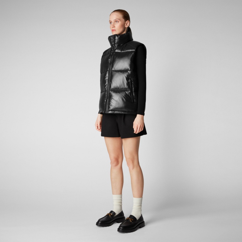 Save The Duck Ailantus Puffer Vest Negras | XVOUS6935