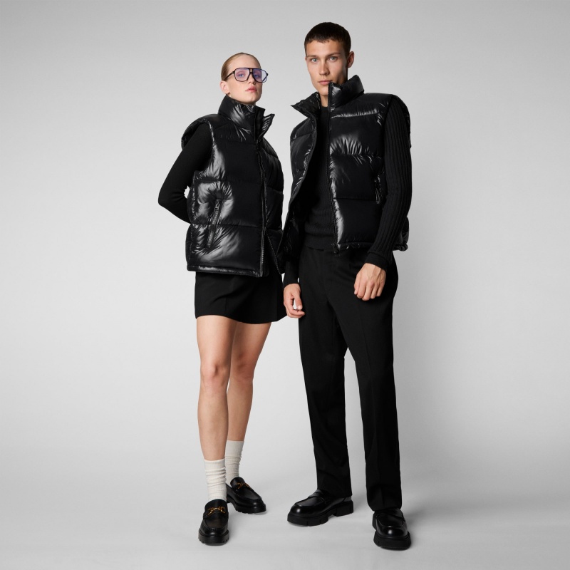 Save The Duck Ailantus Puffer Vest Negras | XVOUS6935