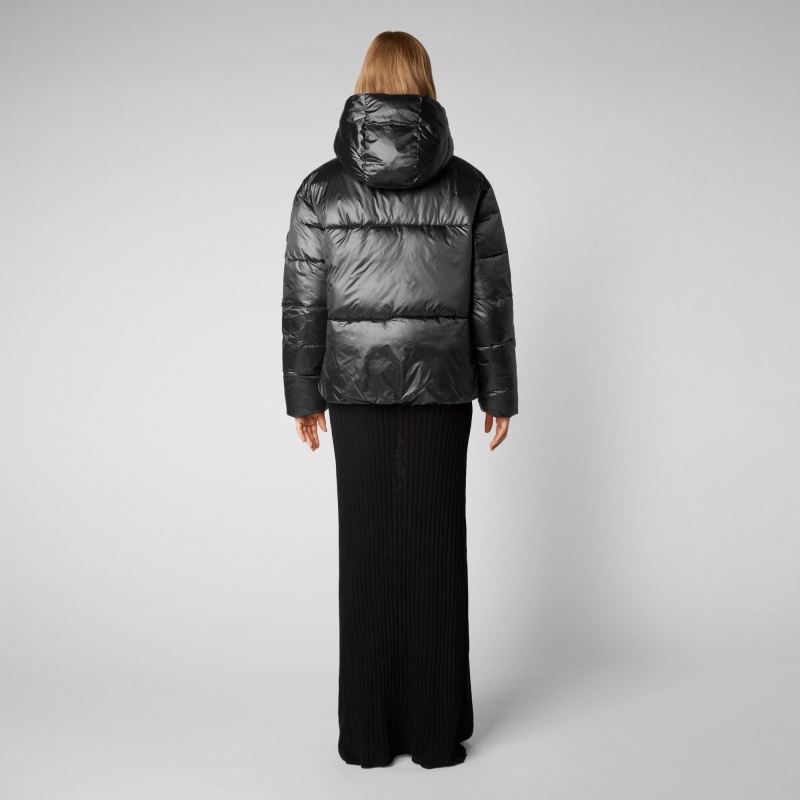 Save The Duck Aimie Puffer Jacket Negras | CBANR9752
