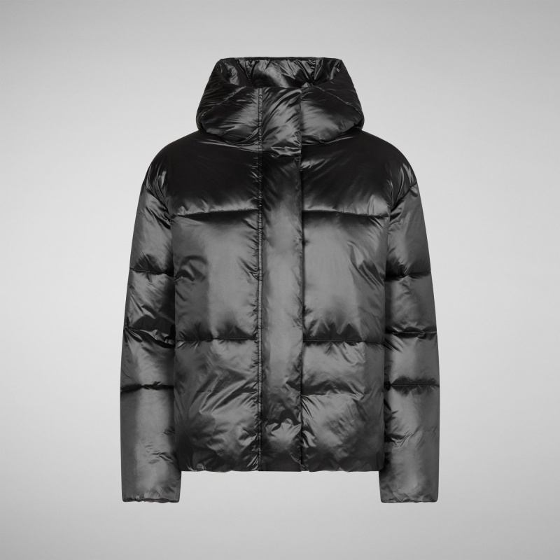 Save The Duck Aimie Puffer Jacket Negras | CBANR9752