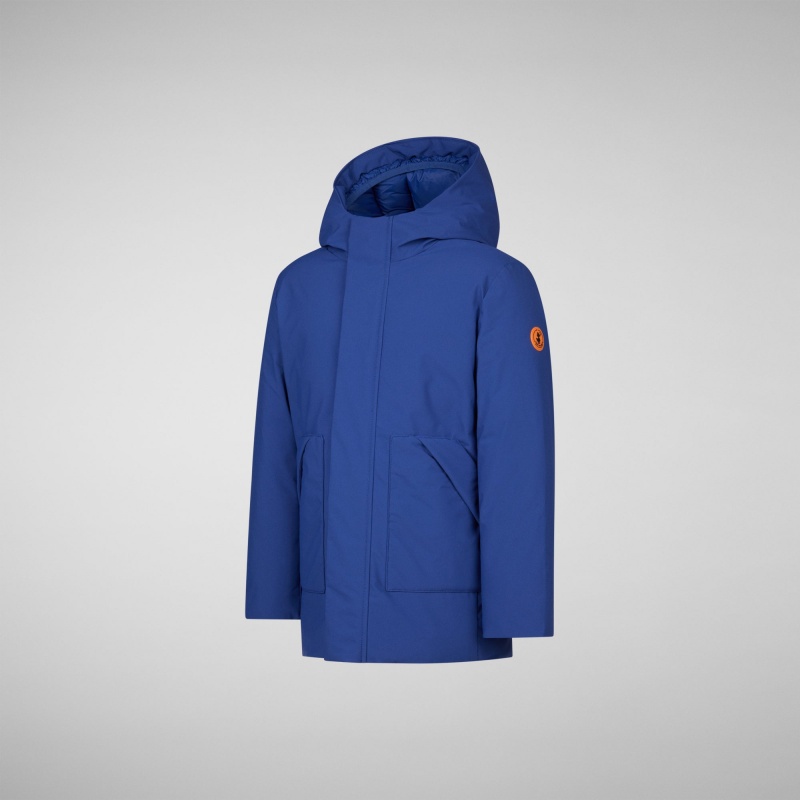 Save The Duck Albi Coat Azules | SWVZY7951