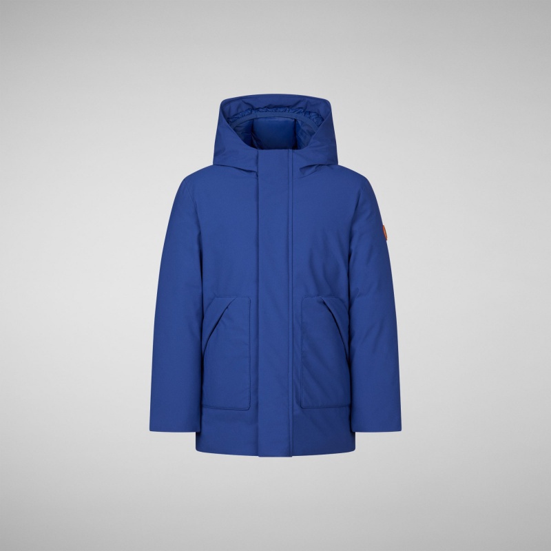 Save The Duck Albi Coat Azules | SWVZY7951