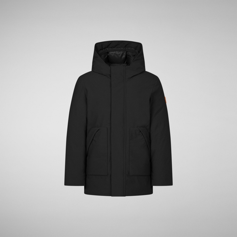 Save The Duck Albi Coat Negras | ZLTUW5421