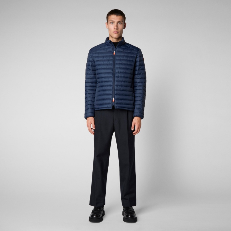 Save The Duck Alexander Puffer Jacket Azul Marino Azules | NFQJY4596