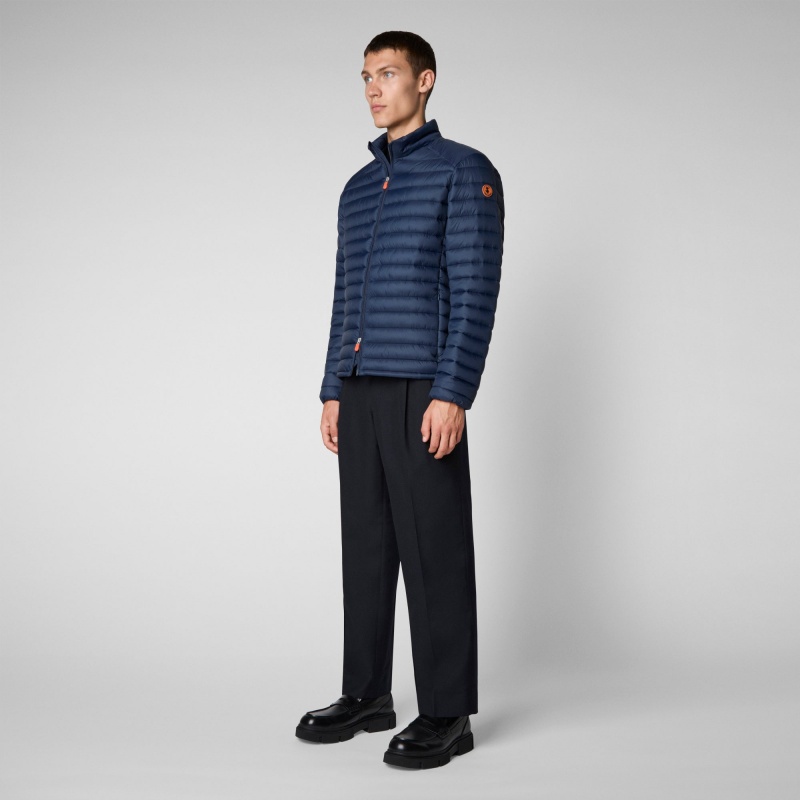 Save The Duck Alexander Puffer Jacket Azul Marino Azules | NFQJY4596