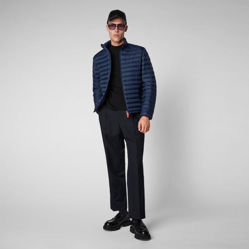Save The Duck Alexander Puffer Jacket Azul Marino Azules | NFQJY4596
