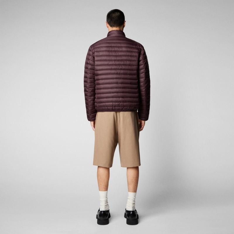 Save The Duck Alexander Puffer Jacket Burdeos Negras | JZYWI7950