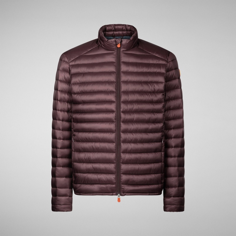 Save The Duck Alexander Puffer Jacket Burdeos Negras | JZYWI7950