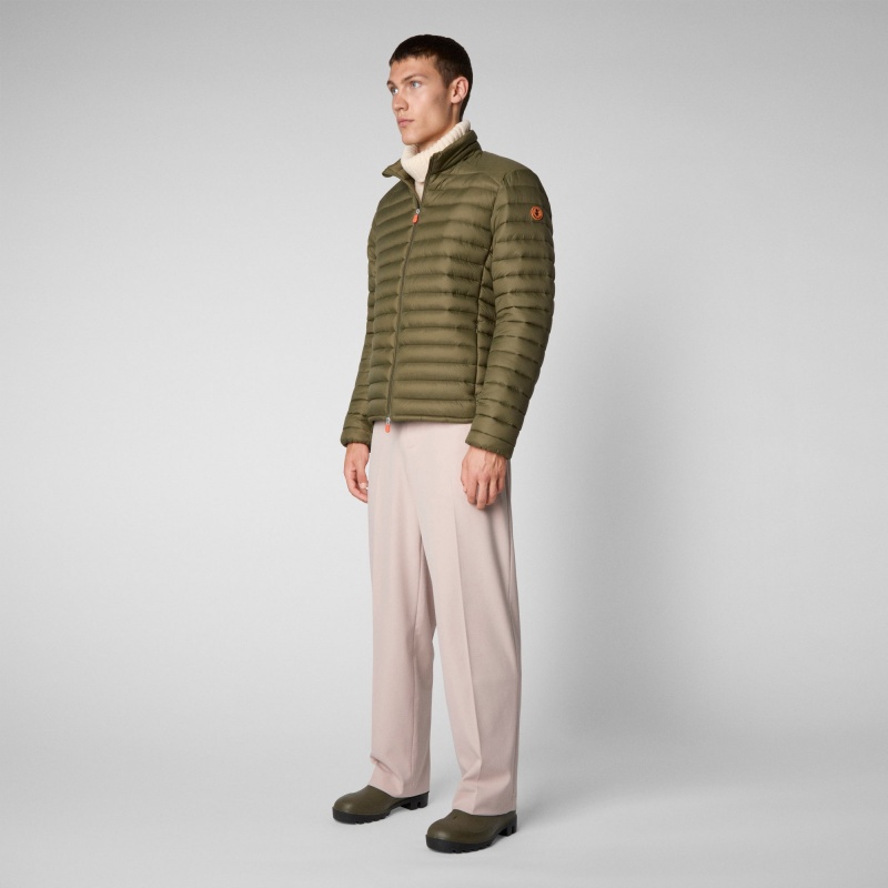 Save The Duck Alexander Puffer Jacket Verde Oliva | IUJHS9180