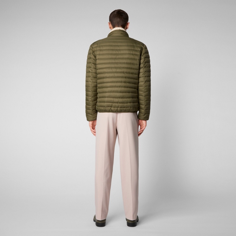 Save The Duck Alexander Puffer Jacket Verde Oliva | IUJHS9180