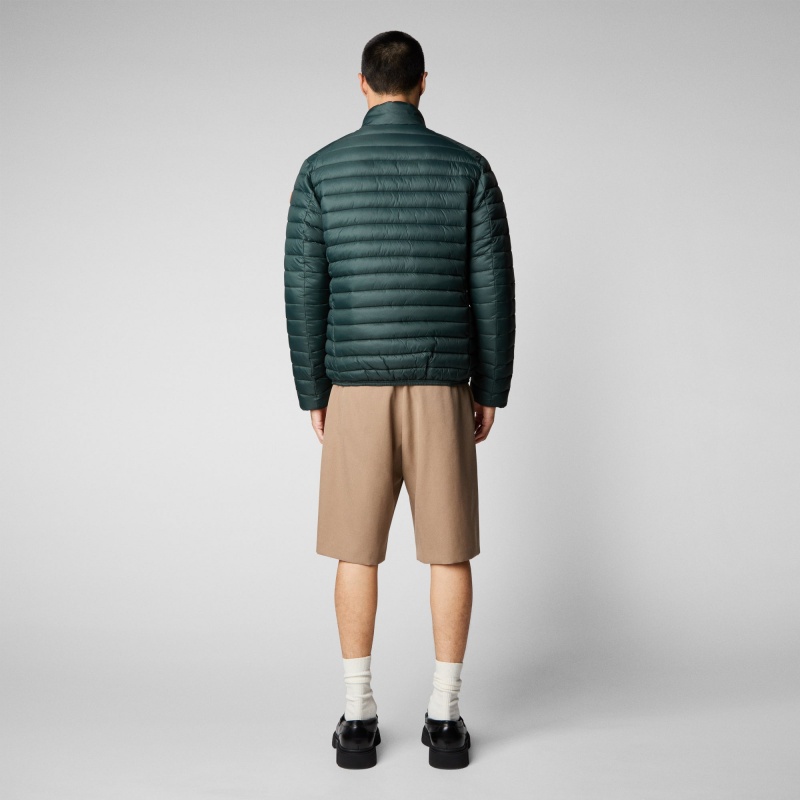 Save The Duck Alexander Puffer Jacket Verde Negras | GKCPY9178