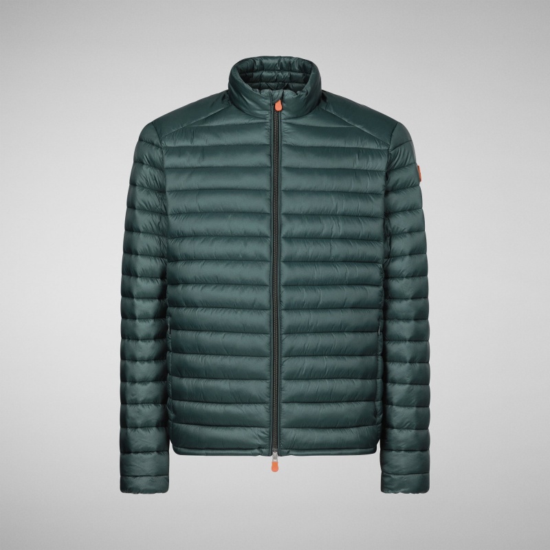 Save The Duck Alexander Puffer Jacket Verde Negras | GKCPY9178