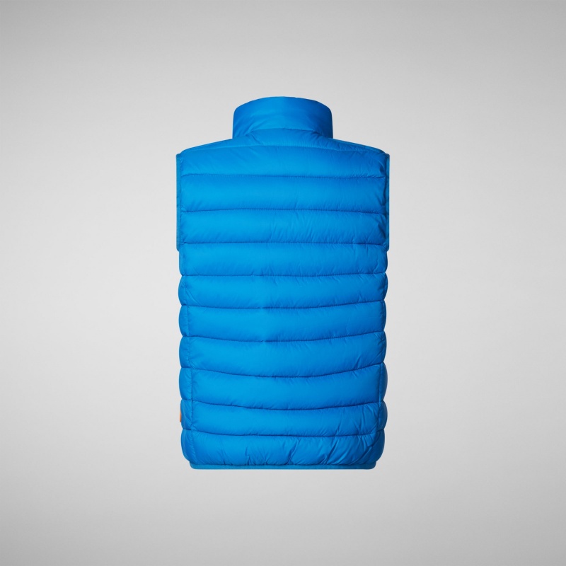 Save The Duck Andy Puffer Vest Azules | MPCIE8712
