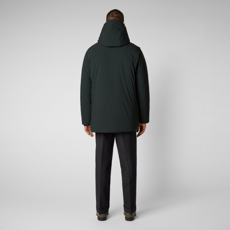 Save The Duck Antoine Encapuchado Parka Verde Negras | WPMBC2089