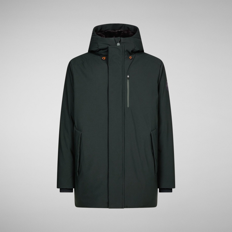 Save The Duck Antoine Encapuchado Parka Verde Negras | WPMBC2089