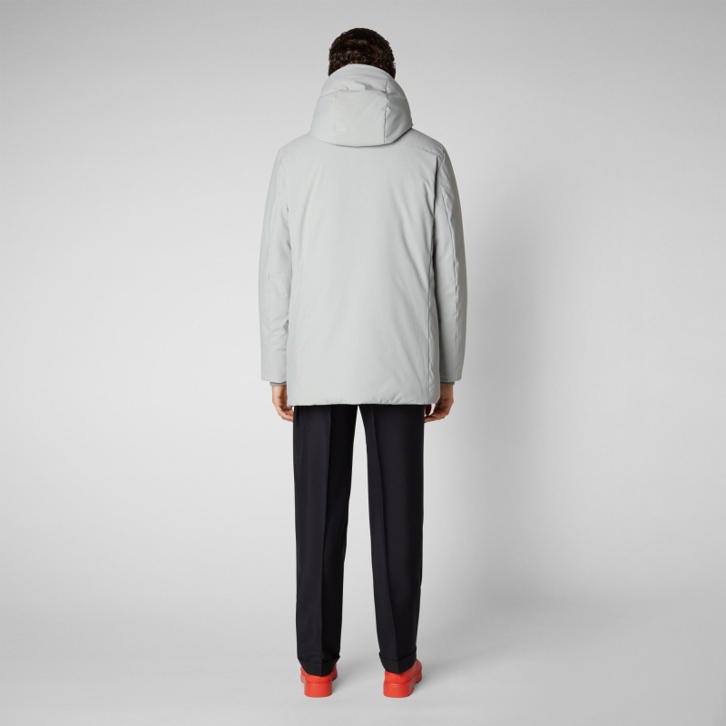 Save The Duck Antoine Encapuchado Parka Gris | OBQFU5324